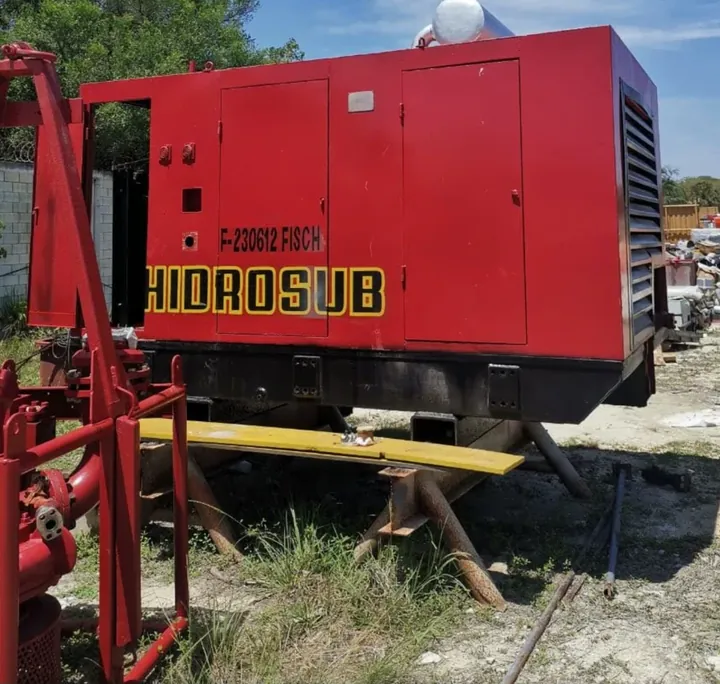 Unidad Hidrosub en el Patio de Construcción